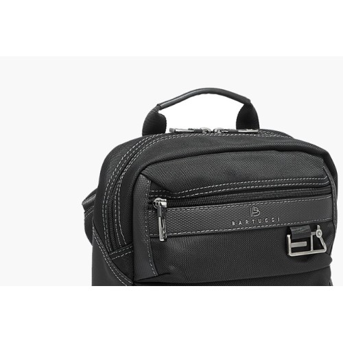 Bartuggi 718-9310, Τσαντάκι Χιαστί, Ύφασμα, Μαύρο