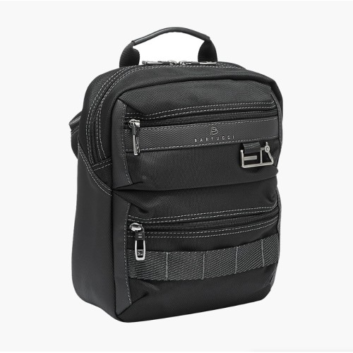 Bartuggi 718-9310, Τσαντάκι Χιαστί, Ύφασμα, Μαύρο