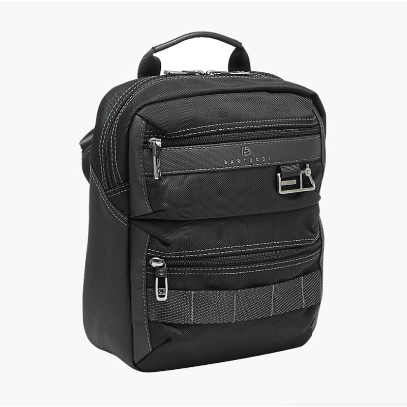 Bartuggi 718-9310, Τσαντάκι Χιαστί, Ύφασμα, Μαύρο