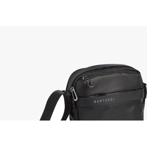 Bartuggi 711-2876, Τσαντάκι Χιαστί, Δερματίνη, Μαύρο