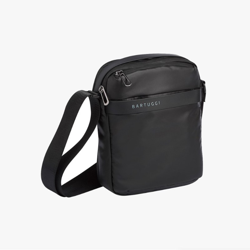 Bartuggi 711-2876, Τσαντάκι Χιαστί, Δερματίνη, Μαύρο