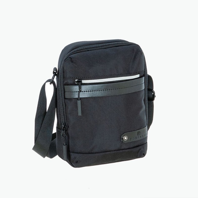 Bartuggi 718-050740, Τσαντάκι Χιαστί, Αδιάβροχο, Μαύρο