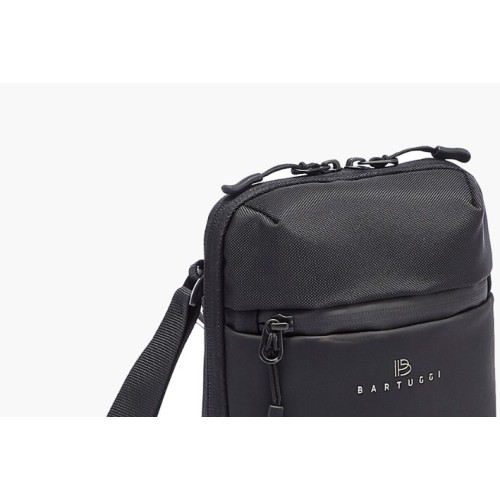 Bartuggi 718-2123, Τσαντάκι Χιαστί, Ύφασμα, Μαύρο
