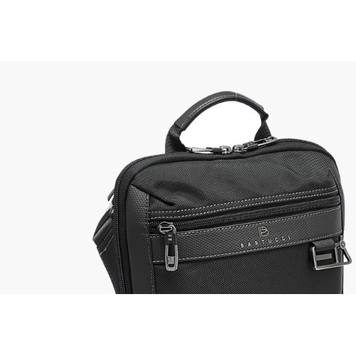 Bartuggi 718-9315, Τσαντάκι Χιαστί, Ύφασμα, Μαύρο