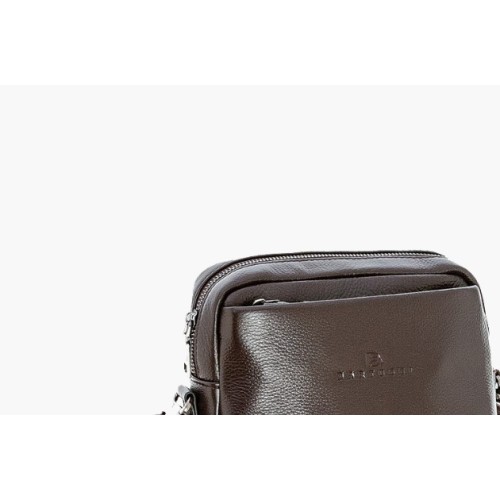 Bartuggi 718-75971, Τσαντάκι Χιαστί, Δέρμα, Καφέ