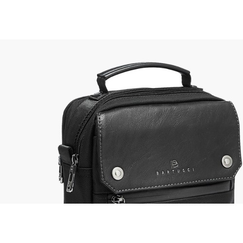 Bartuggi 718-66062, Τσαντάκι Χιαστί, Ύφασμα, Μαύρο