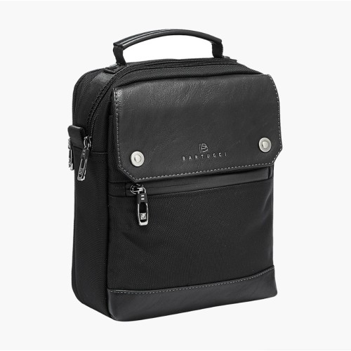 Bartuggi 718-66062, Τσαντάκι Χιαστί, Ύφασμα, Μαύρο