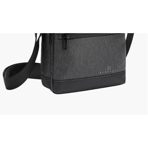 Bartuggi 718-992-1, Τσαντάκι Χιαστί, Ύφασμα, Μαύρο