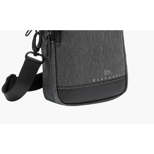 Bartuggi 718-996-3, Τσαντάκι Χιαστί, Ύφασμα, Μαύρο