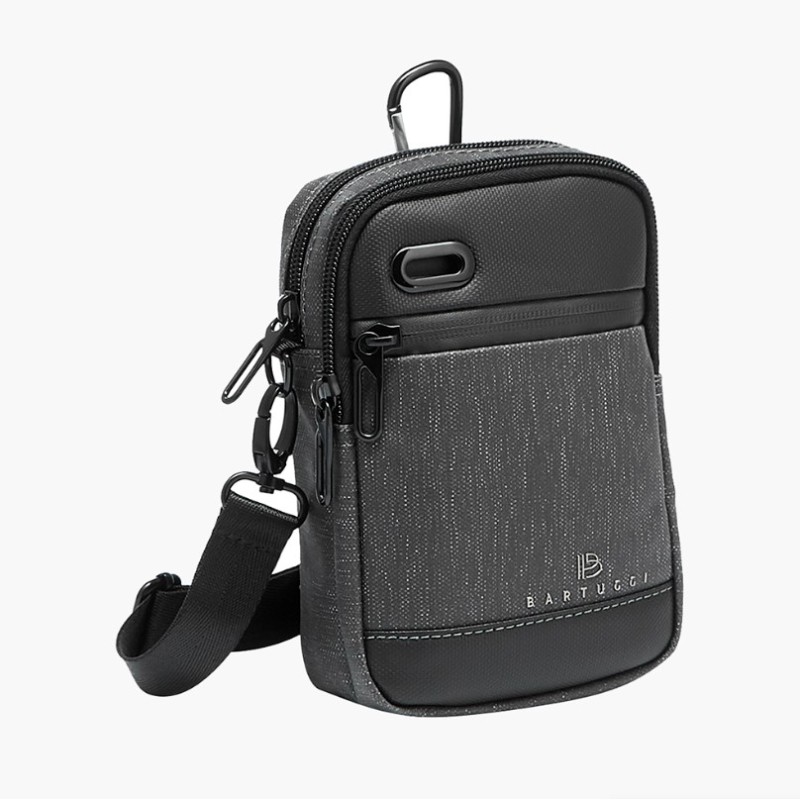 Bartuggi 718-996-3, Τσαντάκι Χιαστί, Ύφασμα, Μαύρο