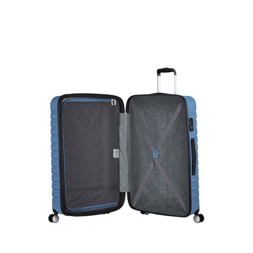 American Tourister 149769-A283 Flashline, Σκληρή, Μεγάλη 78cm, ATAN, Μπλε
