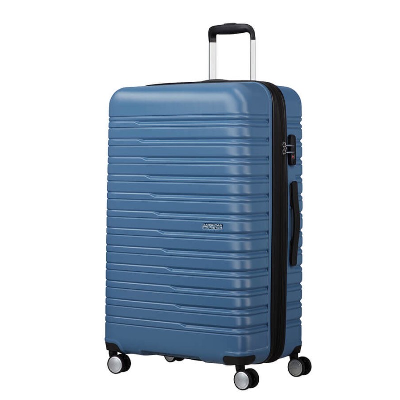 American Tourister 149769-A283 Flashline, Σκληρή, Μεγάλη 78cm, ATAN, Μπλε