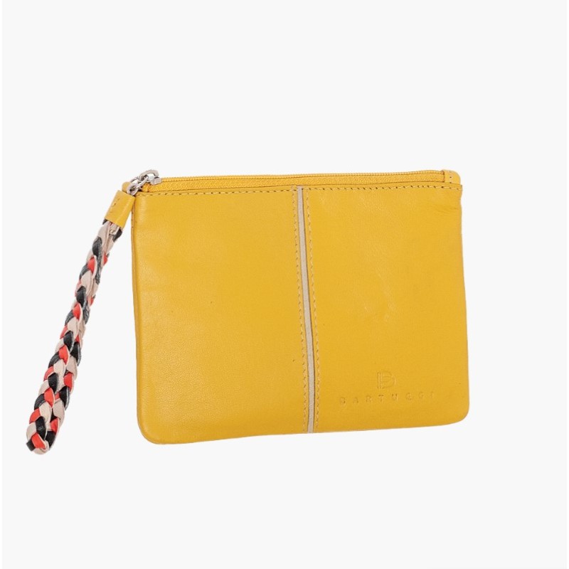 Bartuggi 521-1006, Πορτοφολάκι, Δερμάτινο, Κίτρινο