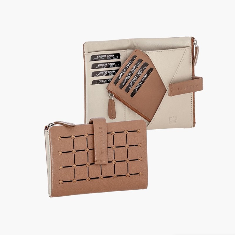 Bartuggi 521-8016, Πορτοφόλι, Δερμάτινο, Καμηλό