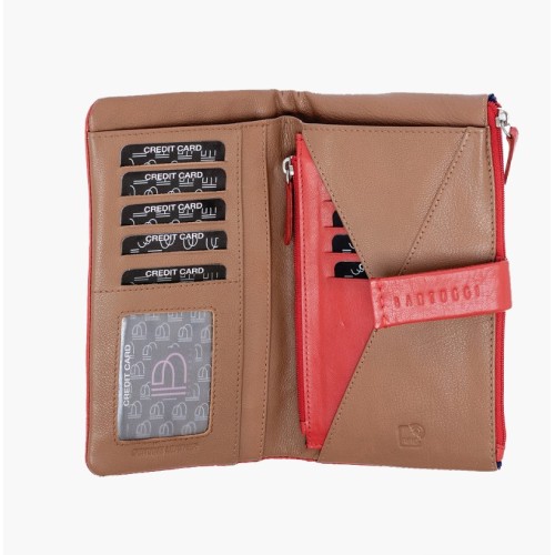 Bartuggi 521-8015, Πορτοφόλι, Δερμάτινο, Κόκκινο