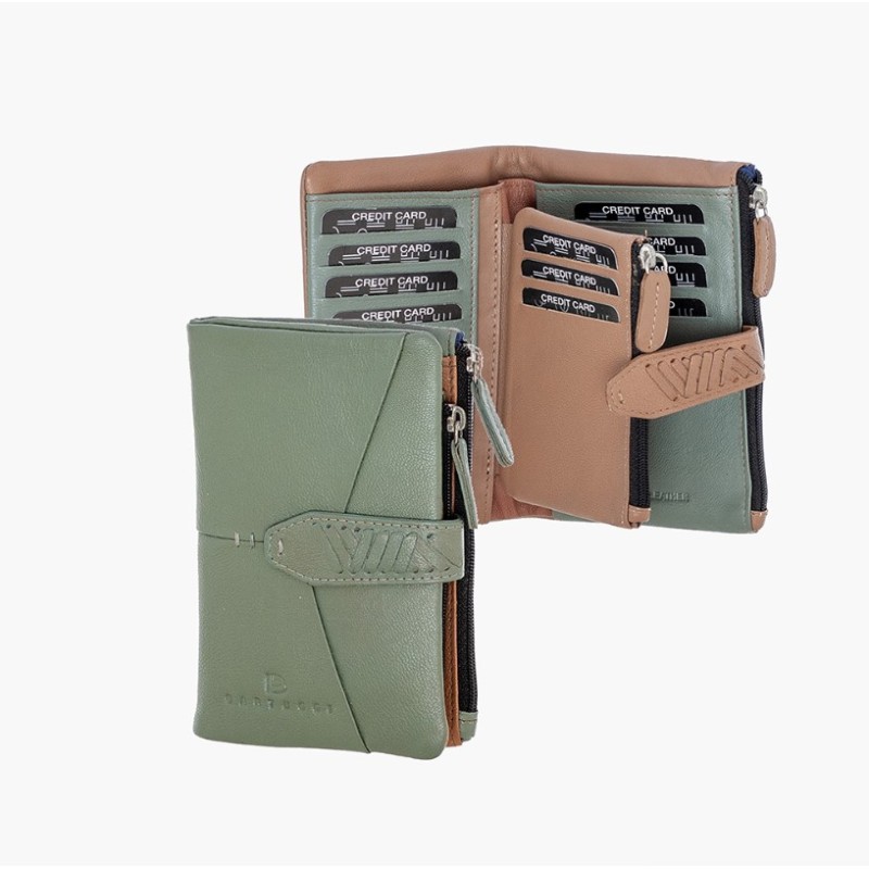 Bartuggi 521-8006, Πορτοφόλι, Δερμάτινο, Χακί