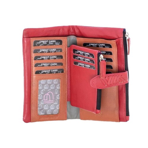 Bartuggi 521-8005, Πορτοφόλι, Δερμάτινο, Κόκκινο