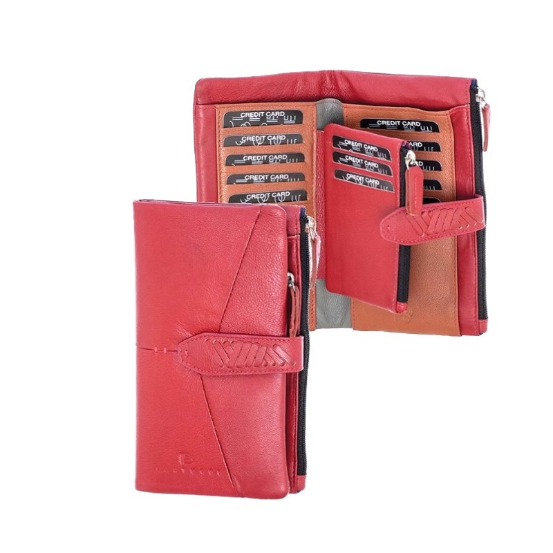 Bartuggi 521-8005, Πορτοφόλι, Δερμάτινο, Κόκκινο