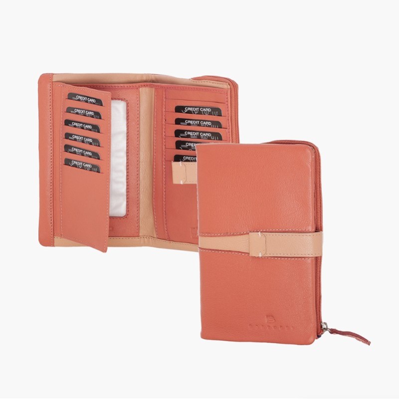 Bartuggi 521-7000, Πορτοφόλι, Δερμάτινο, Σομόν