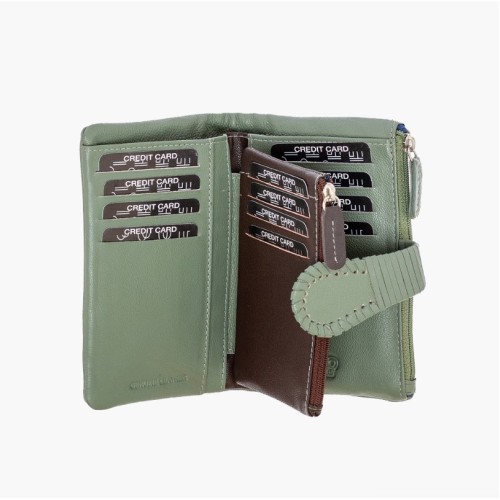 Bartuggi 521-8031, Πορτοφόλι, Δερμάτινο, Χακί