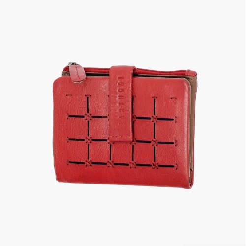 Bartuggi 521-8017, Πορτοφόλι, Δερμάτινο, Κόκκινο