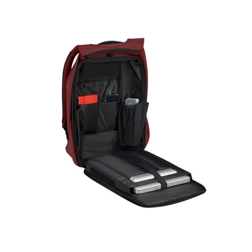 Samsonite 150941-B088 Zaino Securipak, Σακίδιο Πλάτης, Ύφασμα, ATAN, Κόκκινο