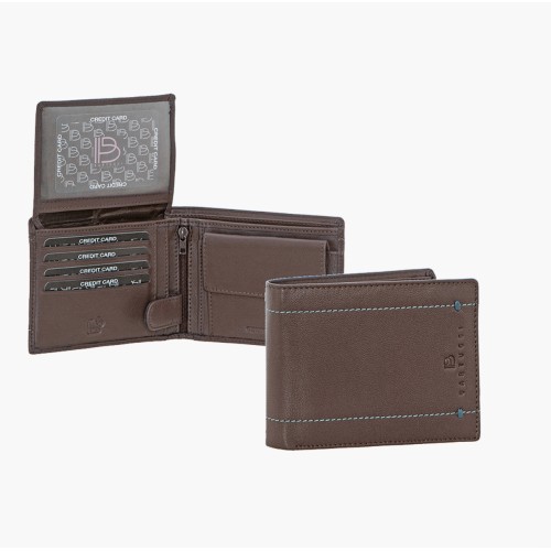 Bartuggi 521-970, Πορτοφόλι, Δερμάτινο, Καφέ