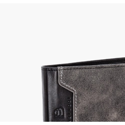Bartuggi 520-5551, Πορτοφόλι, Δερμάτινο, Μαύρο