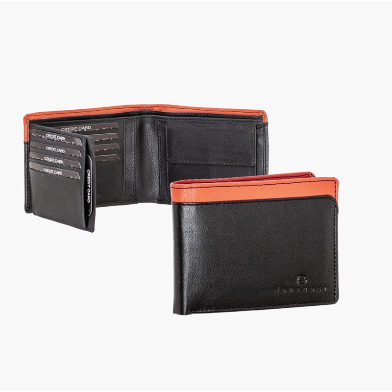 Bartuggi 521-979, Πορτοφόλι, Δερμάτινο, Μαύρο