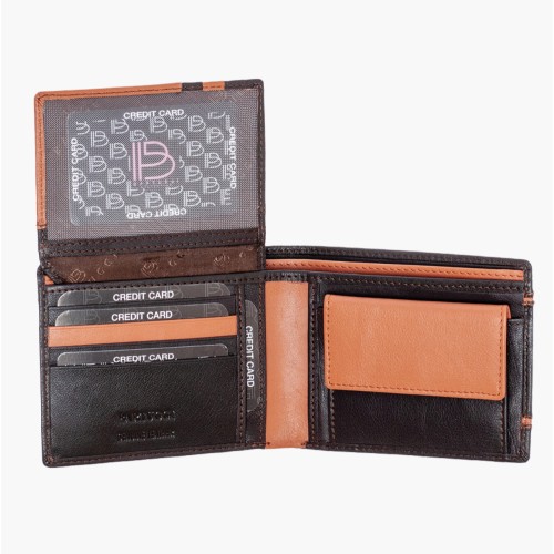 Bartuggi 520-5546, Πορτοφόλι, Δερμάτινο, Καφέ