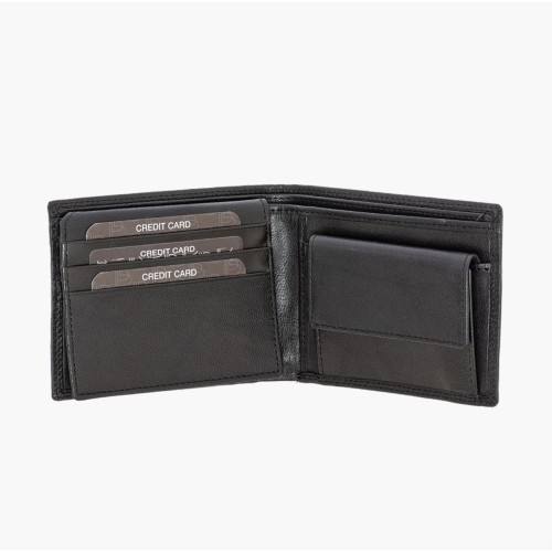 Bartuggi 520-5532, Πορτοφόλι, Δερμάτινο, Μαύρο