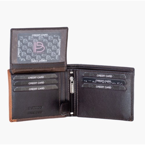 Bartuggi 520-5516, Πορτοφόλι, Δερμάτινο, Καφέ