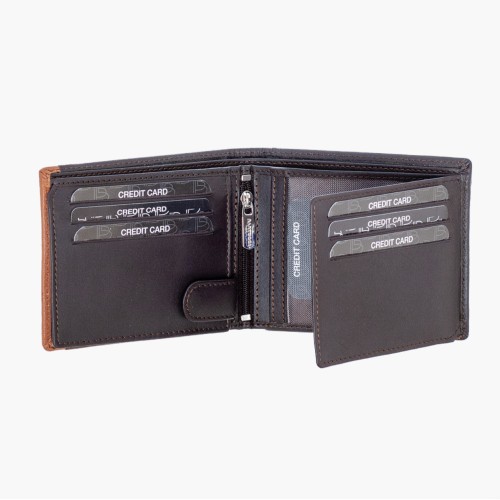 Bartuggi 520-5516, Πορτοφόλι, Δερμάτινο, Καφέ