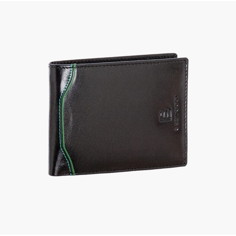 Bartuggi 520-5556, Πορτοφόλι, Δερμάτινο, Μαύρο