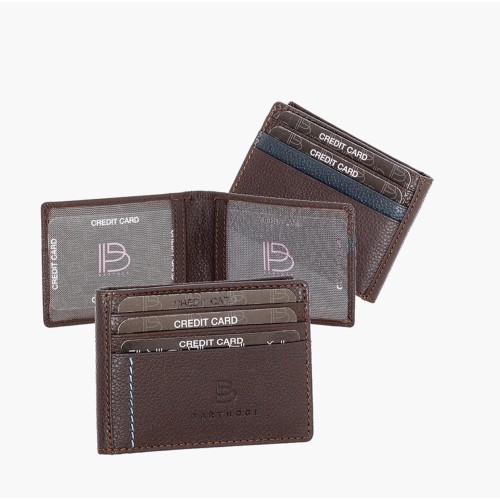 Bartuggi 507-50601, Καρτοθήκη, Δερμάτινο, Καφέ