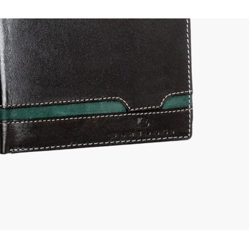 Bartuggi 521-723, Πορτοφόλι, Δερμάτινο, Μαύρο