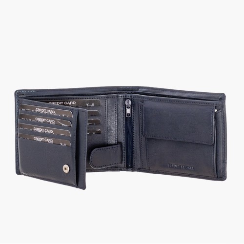 Bartuggi 521-926, Πορτοφόλι, Δερμάτινο, Μπλε