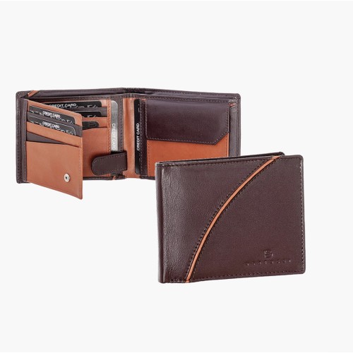 Bartuggi 521-067, Πορτοφόλι, Δερμάτινο, Καφέ