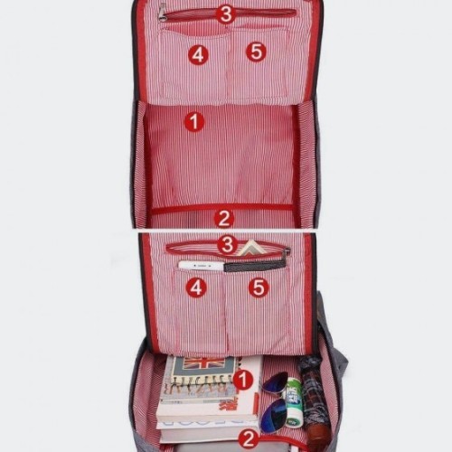 Kaukko K1007, Σακίδιο Πλάτης, Αδιάβροχο, Πολυεστέρας, Μαύρο