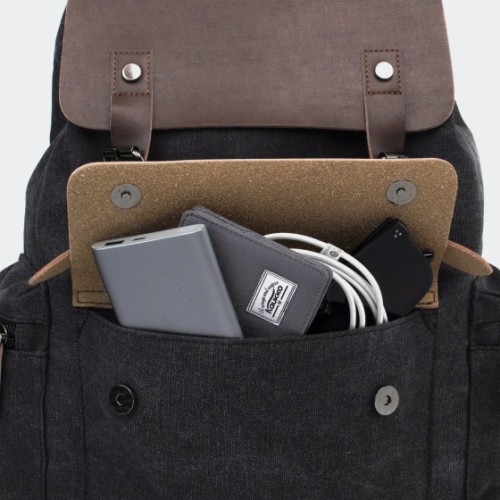 Kaukko FP705, Σακίδιο Πλάτης, Καμβάς, Μαύρο