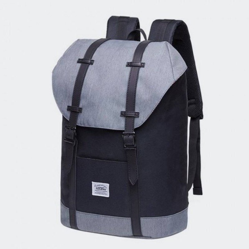 Kaukko EP6-4, Σακίδιο Πλάτης, Αδιάβροχο, Πολυεστέρας, Μαύρο/Γκρι