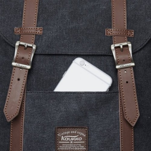 Kaukko EP6-3, Σακίδιο Πλάτης, Αδιάβροχο, Πολυεστέρας, TE, Μαύρο