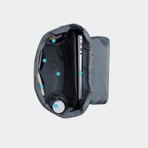 Kaukko EP6-10, Σακίδιο Πλάτης, Αδιάβροχο, Πολυεστέρας, TE, Γκρι