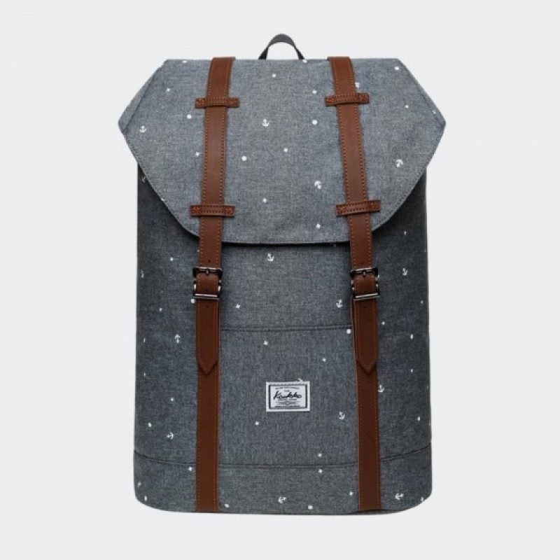 Kaukko EP6-10, Σακίδιο Πλάτης, Αδιάβροχο, Πολυεστέρας, TE, Γκρι