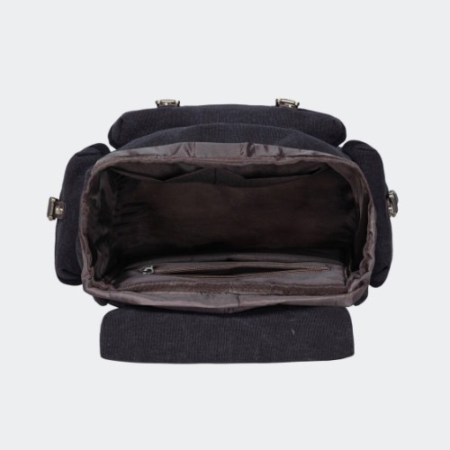 Kaukko FP703, Σακίδιο Πλάτης, Καμβάς, Μαύρο