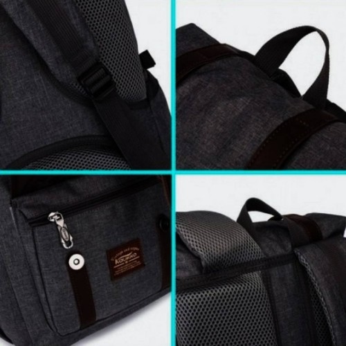 Kaukko K1023, Σακίδιο Πλάτης, Αδιάβροχο, Πολυεστέρας, Γραφίτης