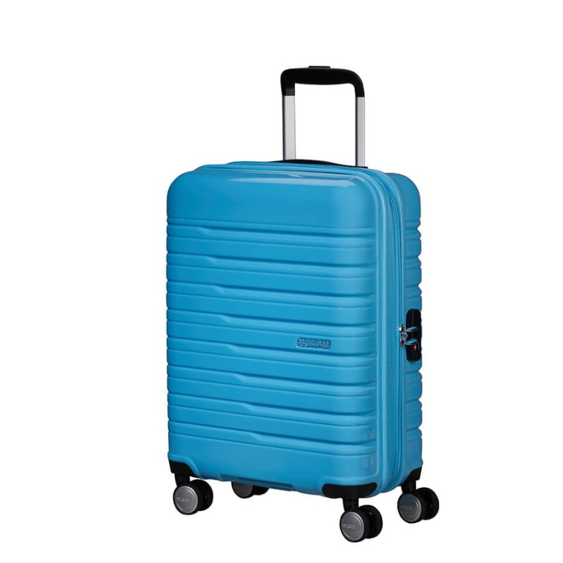 American Tourister 151099-5653 Flashline Pop, Σκληρή, Μικρή/Καμπίνας, ATAN, Γαλάζιο
