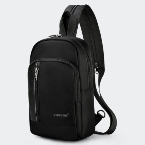 Tigernu T-S8089 Elysium, Τσαντάκι Χιαστί, Αδιάβροχο, Μαύρο