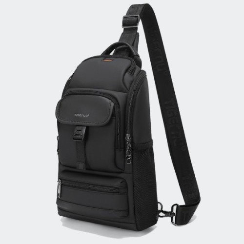 Tigernu T-S8182TPU Cascade, Τσαντάκι Χιαστί, Αδιάβροχο, Μαύρο