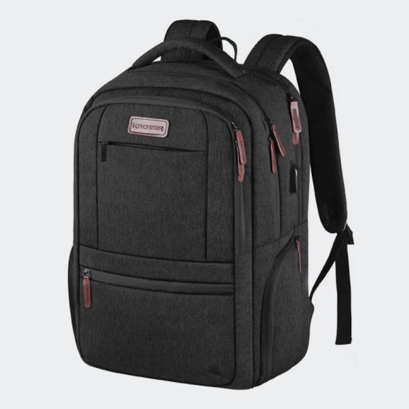 Kroser KTF767GS, Σακίδιο Πλάτης, Αδιάβροχο, Πολυεστέρας, Μαύρο 